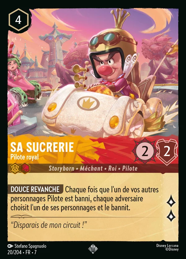 Sa Sucrerie - Pilote royal — Disney Lorcana Personnage card from Archazia's Island
