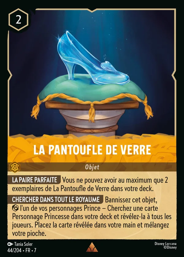 La Pantoufle de verre — Disney Lorcana Objet card from Archazia's Island