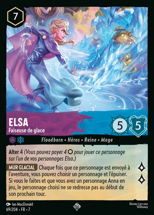 Elsa - Faiseuse de glace — Disney Lorcana Personnage card from Archazia's Island