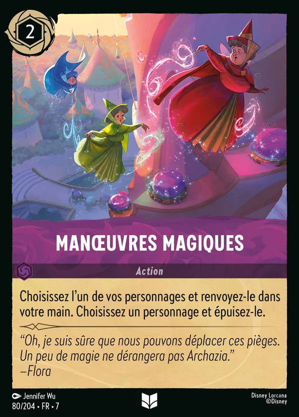 Manœuvres magiques — Disney Lorcana Action card from Archazia's Island