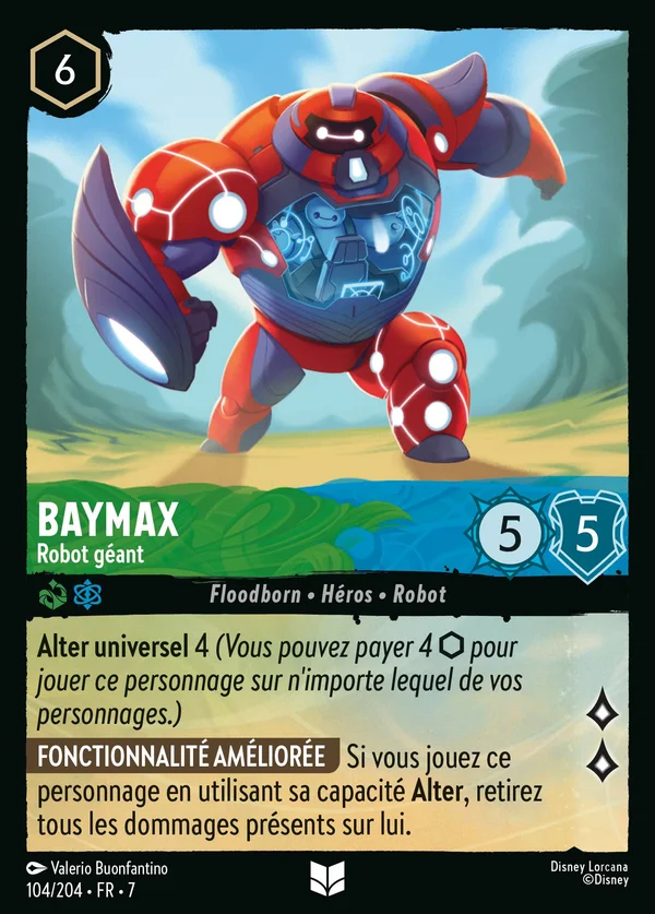 Baymax - Robot géant — Disney Lorcana Personnage card from Archazia's Island