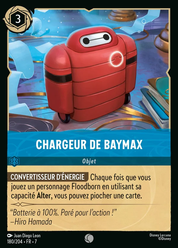 Chargeur de Baymax — Disney Lorcana Objet card from Archazia's Island