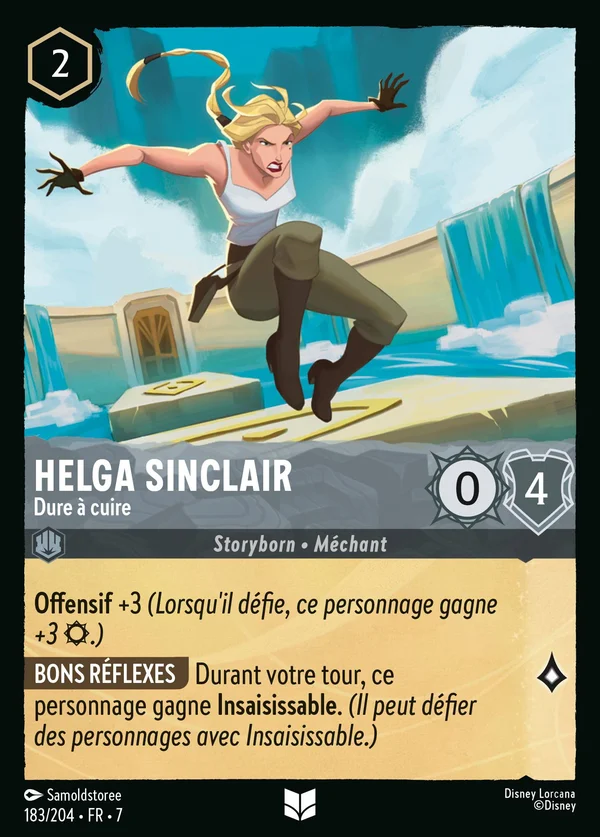 Helga Sinclair - Dure à cuire — Disney Lorcana Personnage card from Archazia's Island