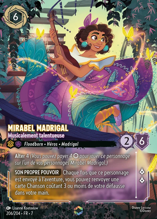Mirabel Madrigal - Musicalement talentueuse — Disney Lorcana Personnage card from Archazia's Island