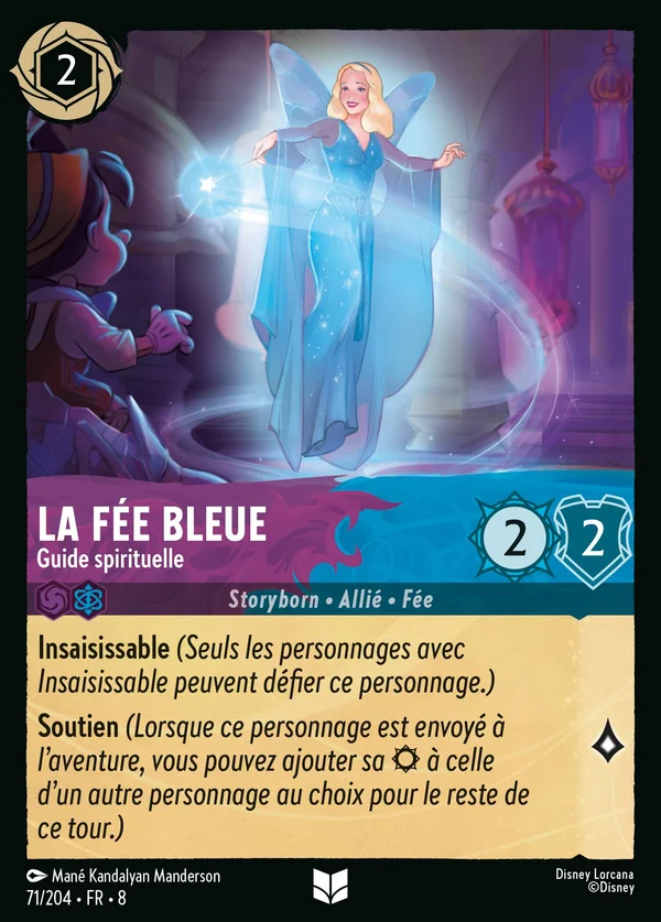 La Fée Bleue - Guide spirituelle — Disney Lorcana Personnage card from The Reign of Jafar