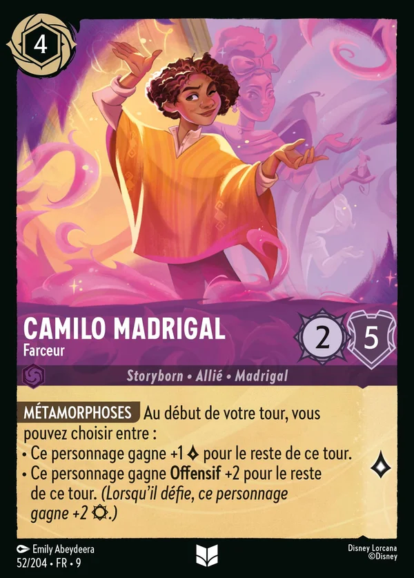 Camilo Madrigal - Farceur — Disney Lorcana Personnage card from Fabled
