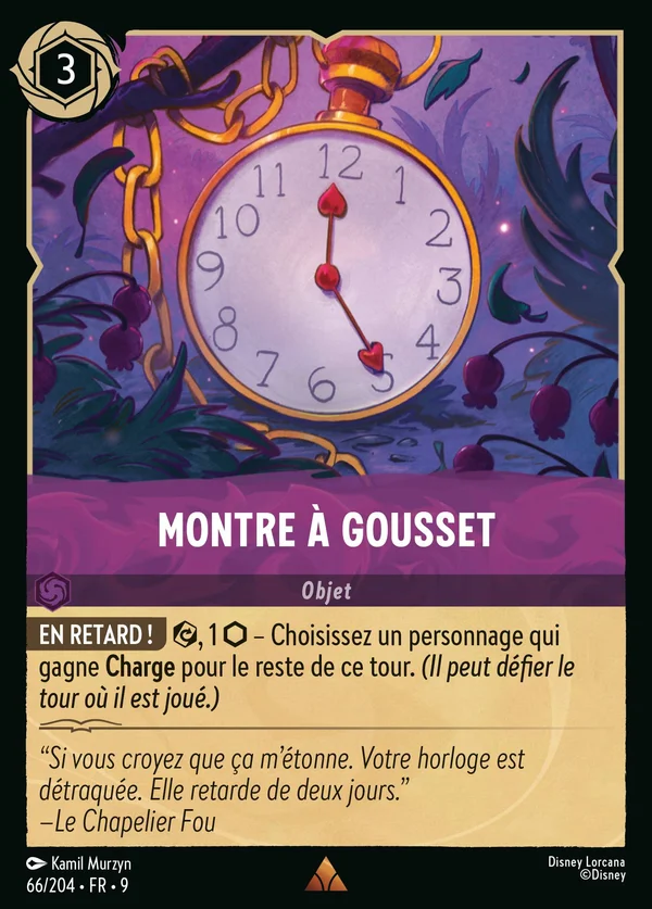 Montre à Gousset — Disney Lorcana Objet card from Fabled