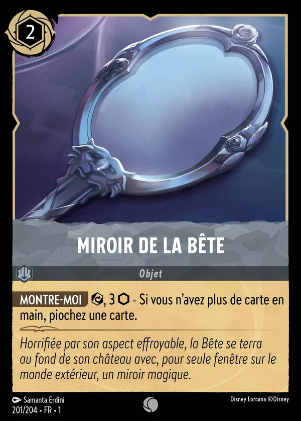 Miroir de la Bête — Disney Lorcana Objet card from The First Chapter