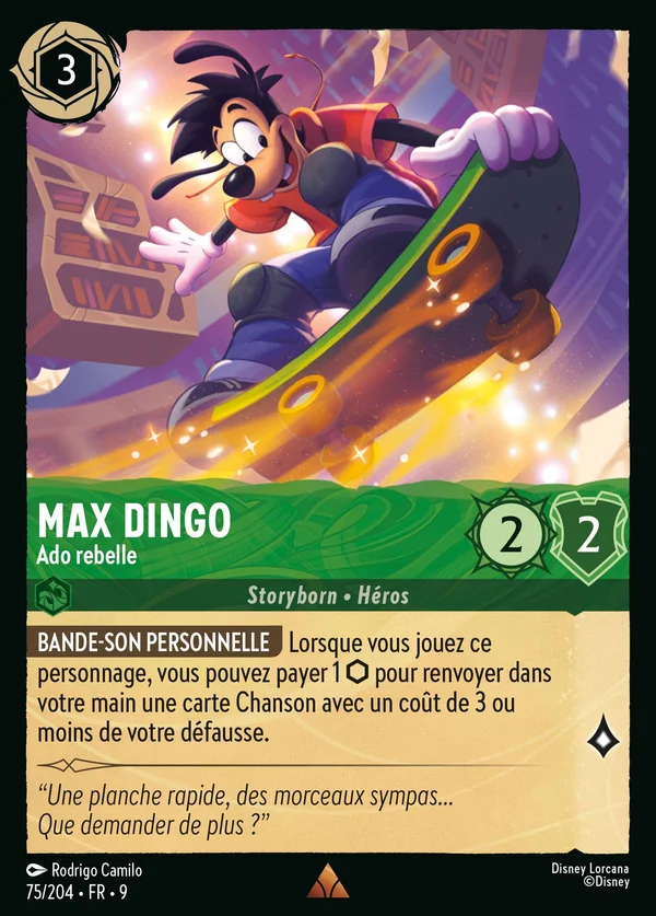 Max Dingo - Ado rebelle — Disney Lorcana Personnage card from Fabled