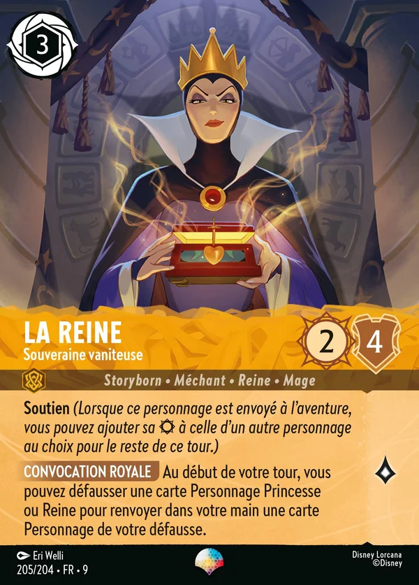 La Reine - Souveraine vaniteuse — Disney Lorcana Personnage card from Fabled