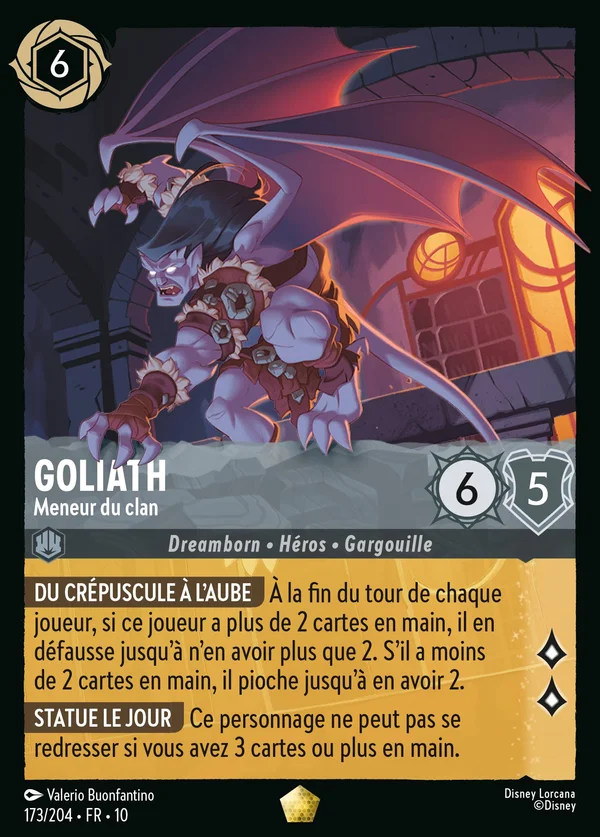 Goliath - Meneur du clan — Disney Lorcana Personnage card from Whispers in the Well