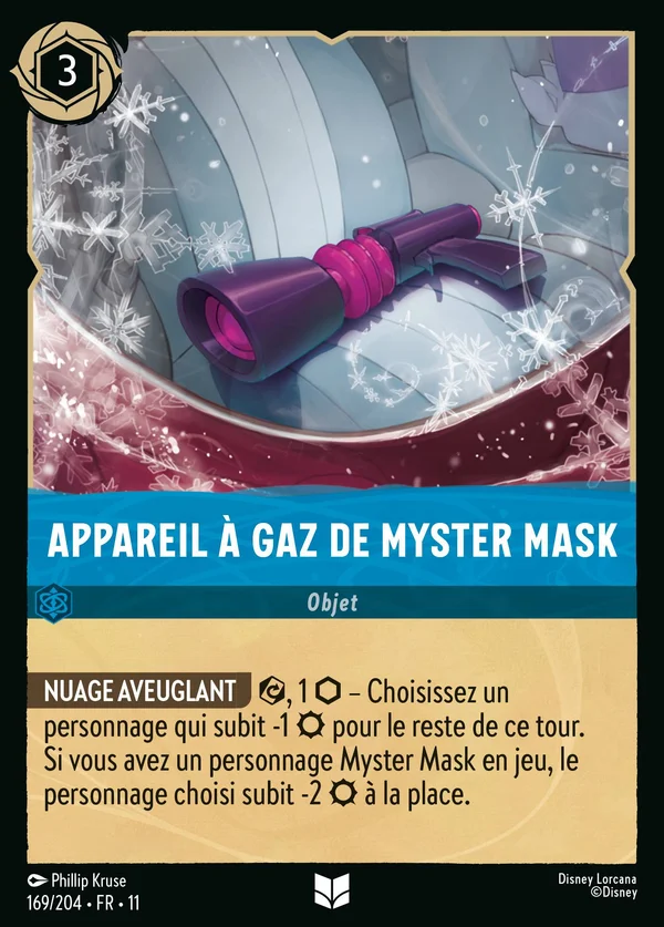 Appareil à gaz de Myster Mask — Disney Lorcana Objet card from Winterspell