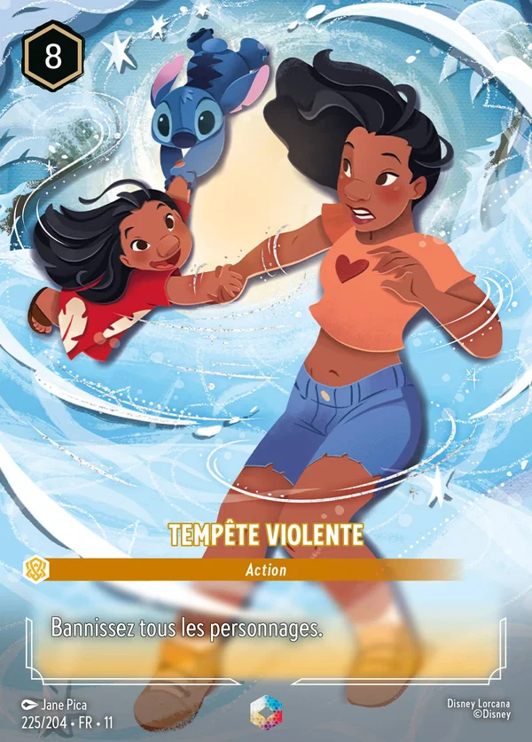 Tempête violente — Disney Lorcana Action card from Winterspell