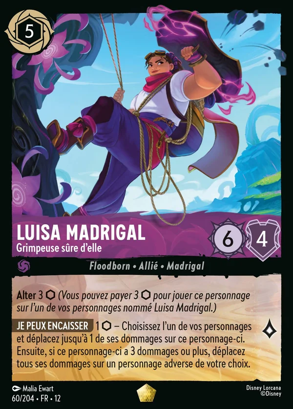 Luisa Madrigal - Grimpeuse sûre d'elle — Disney Lorcana Personnage card from Wilds Unknown