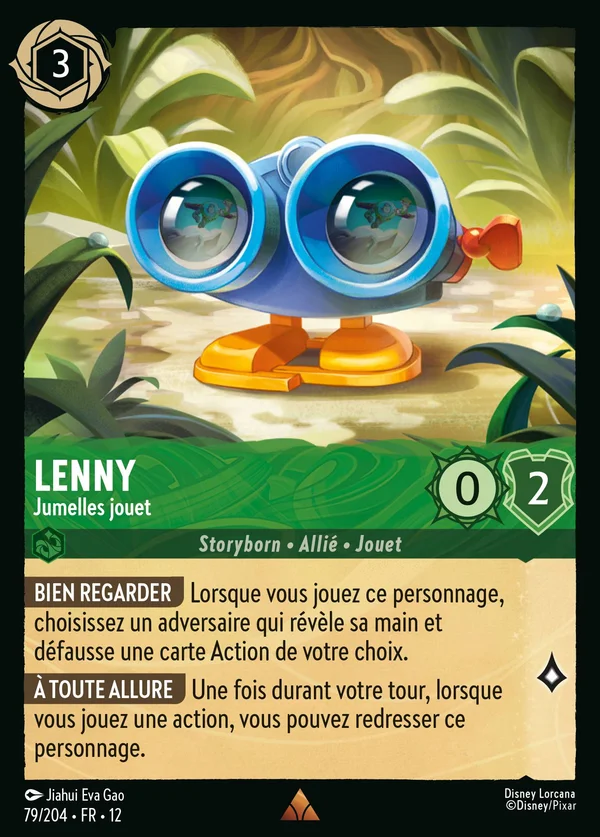 Lenny - Jumelles jouet — Disney Lorcana Personnage card from Wilds Unknown