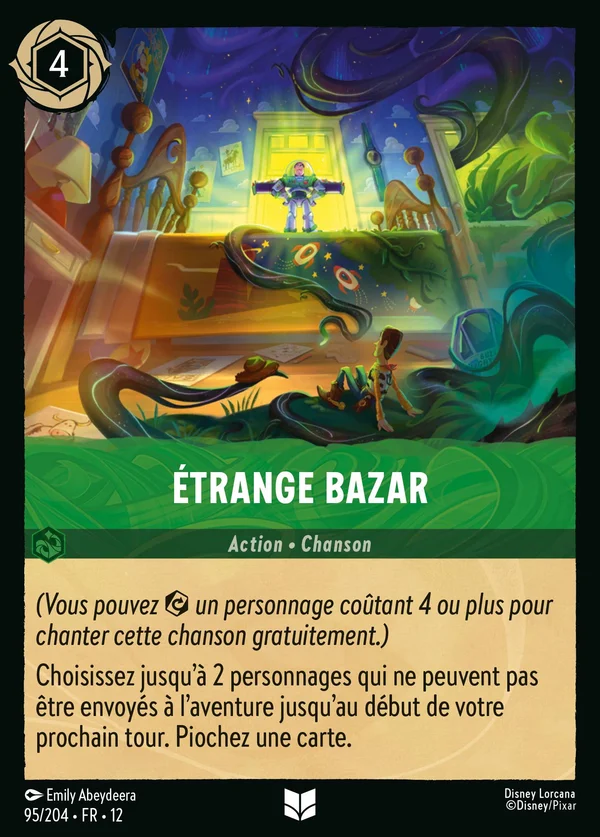 Étrange Bazar — Disney Lorcana Action card from Wilds Unknown