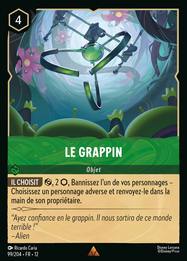 Le Grappin — Disney Lorcana Objet card from Wilds Unknown