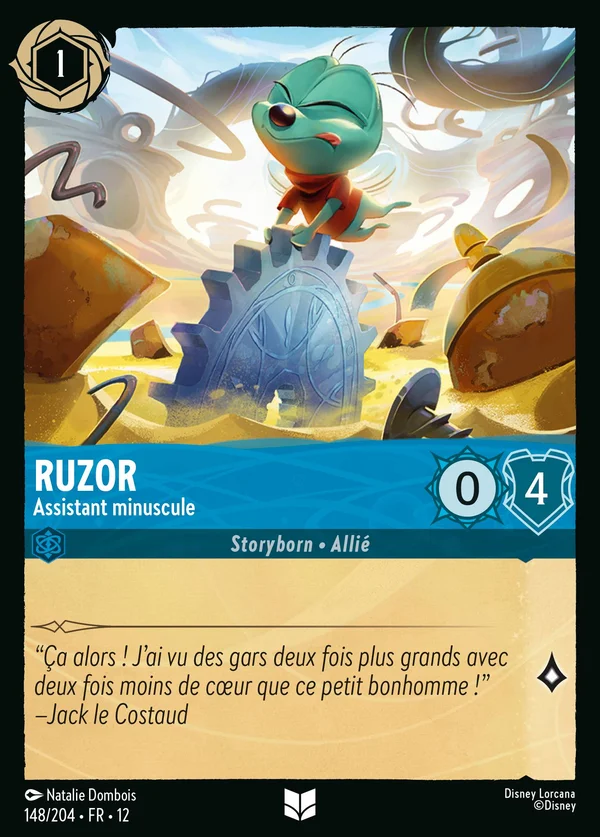 Ruzor - Assistant minuscule — Disney Lorcana Personnage card from Wilds Unknown