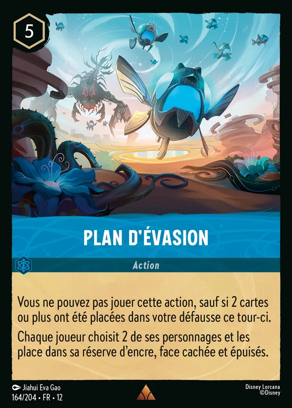 Plan d'évasion — Disney Lorcana Action card from Wilds Unknown