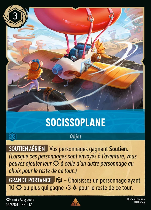 Socissoplane — Disney Lorcana Objet card from Wilds Unknown