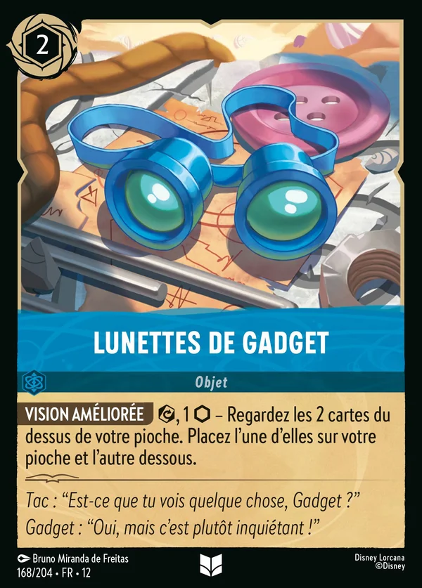 Lunettes de Gadget — Disney Lorcana Objet card from Wilds Unknown