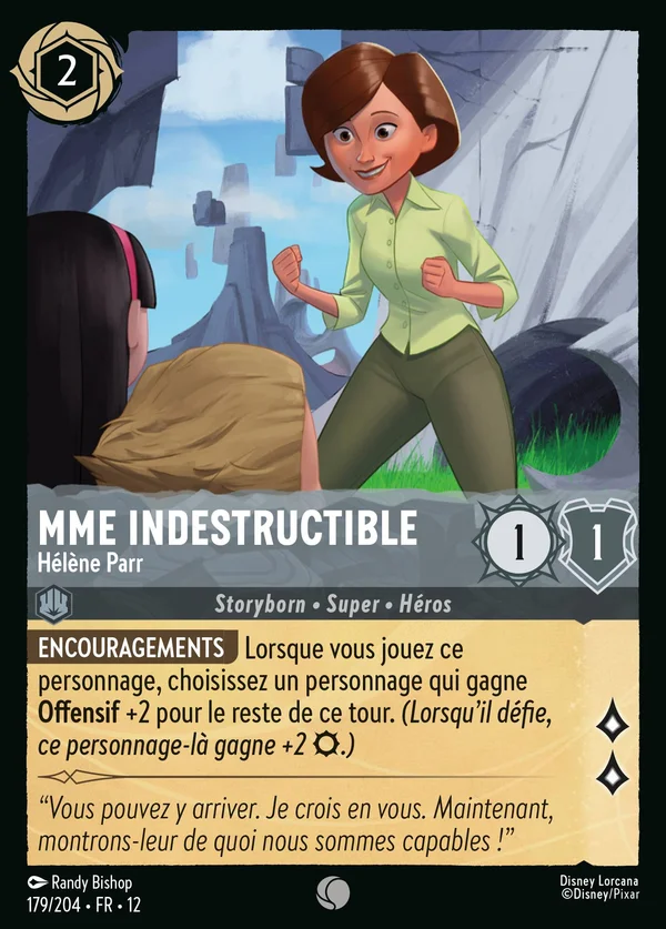 Mme Indestructible - Hélène Parr — Disney Lorcana Personnage card from Wilds Unknown