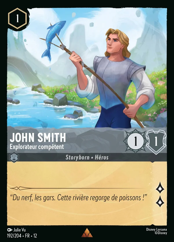 John Smith - Explorateur compétent — Disney Lorcana Personnage card from Wilds Unknown