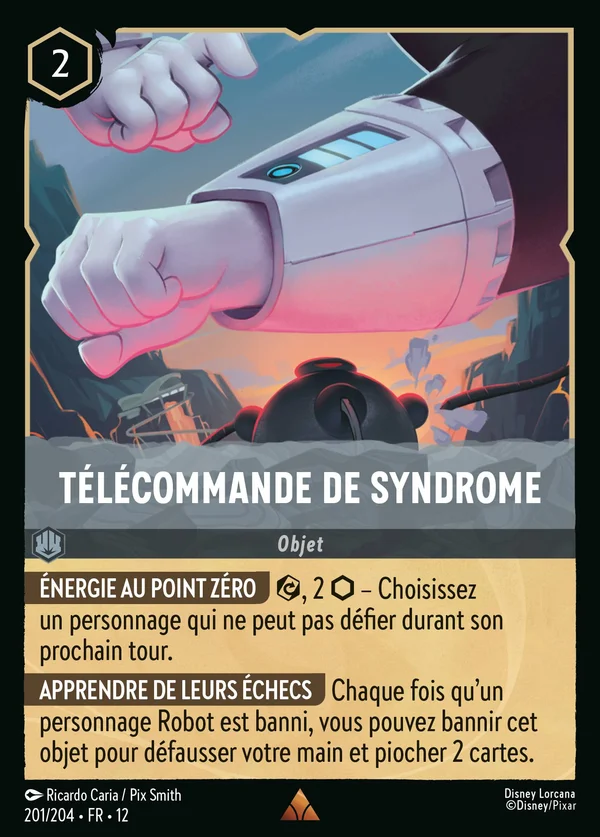 Télécommande de Syndrome — Disney Lorcana Objet card from Wilds Unknown