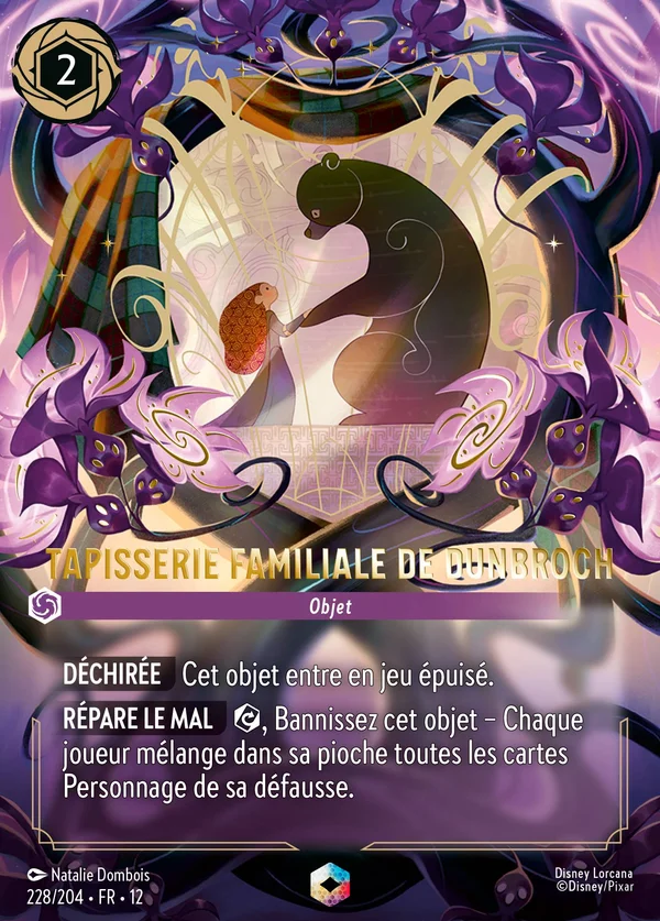 Tapisserie familiale de DunBroch — Disney Lorcana Objet card from Wilds Unknown