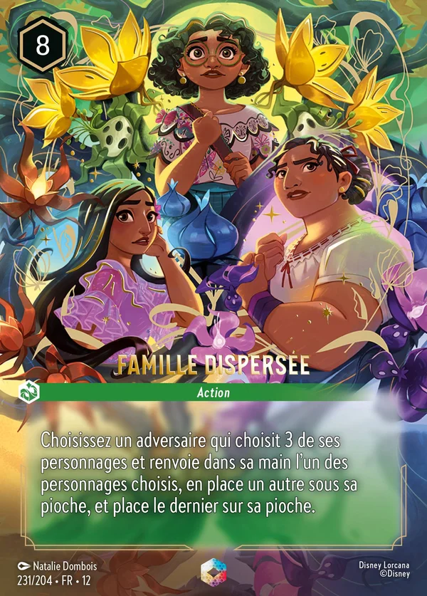 Famille dispersée — Disney Lorcana Action card from Wilds Unknown