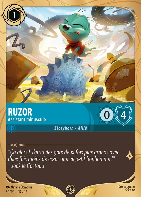 Ruzor - Assistant minuscule — Disney Lorcana Personnage card from Wilds Unknown