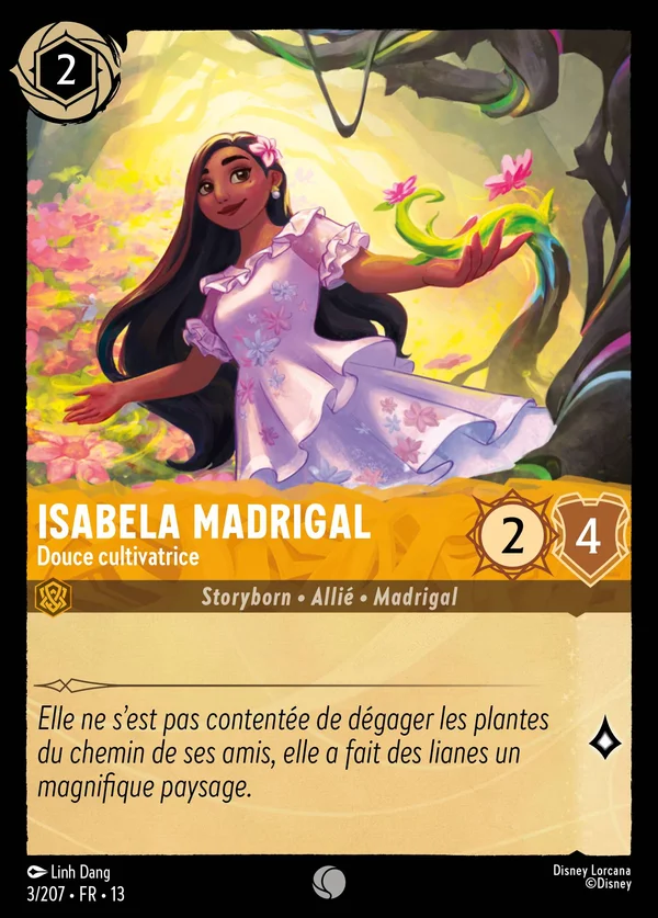 Isabela Madrigal - Douce cultivatrice — Disney Lorcana Personnage card from Attack of the Vine!