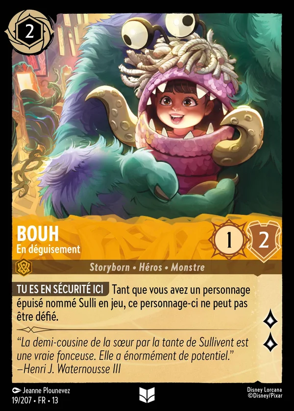 Bouh - En déguisement — Disney Lorcana Personnage card from Attack of the Vine!
