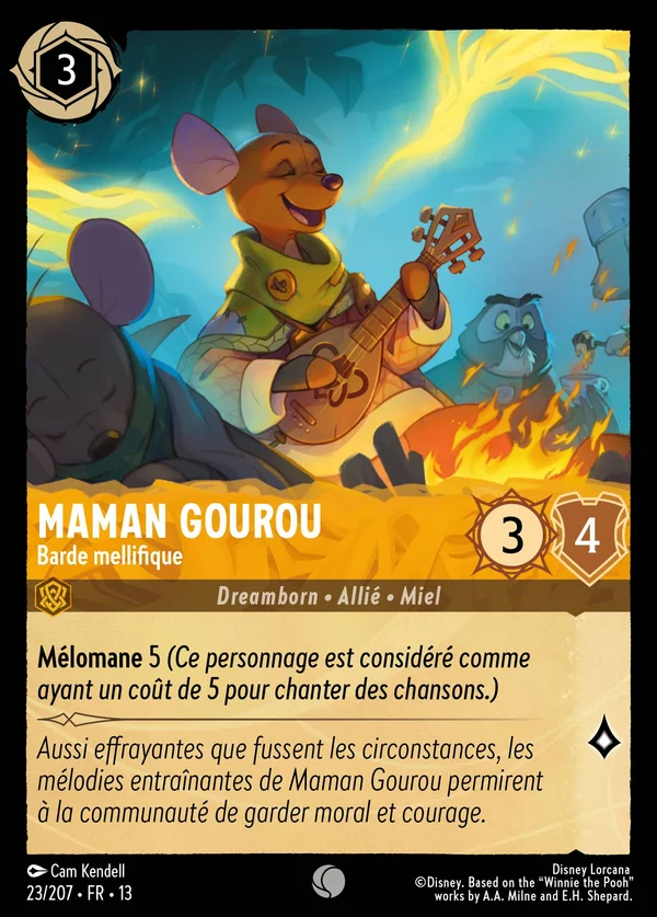 Maman Gourou - Barde mellifique — Disney Lorcana Personnage card from Attack of the Vine!