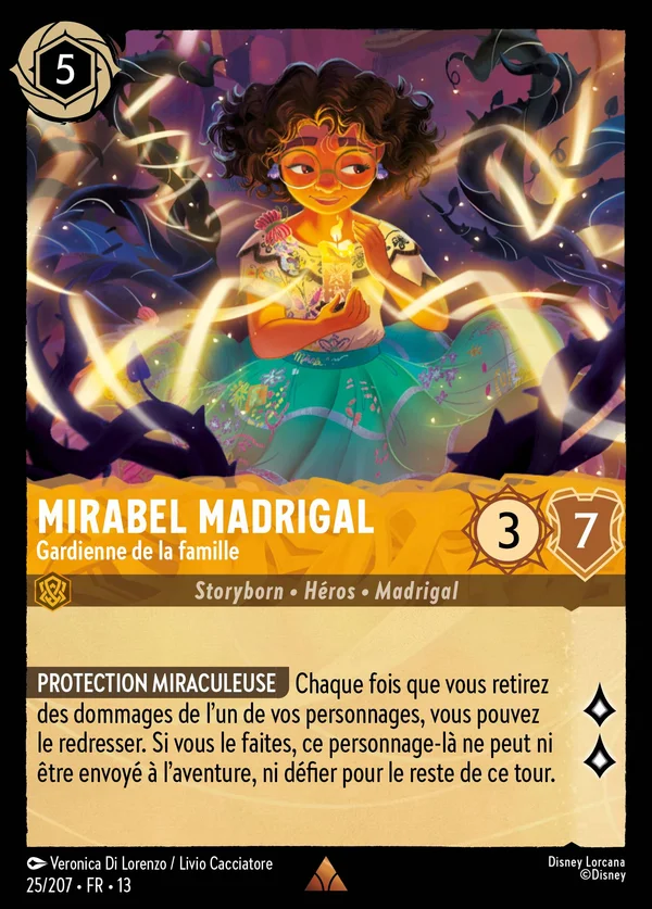Mirabel Madrigal - Gardienne de la famille — Disney Lorcana Personnage card from Attack of the Vine!