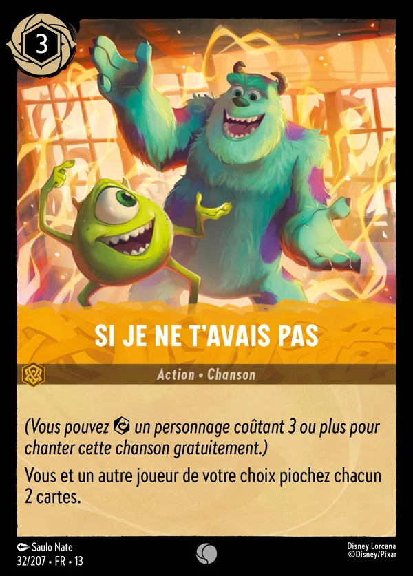 Si je ne t'avais pas — Disney Lorcana Action card from Attack of the Vine!