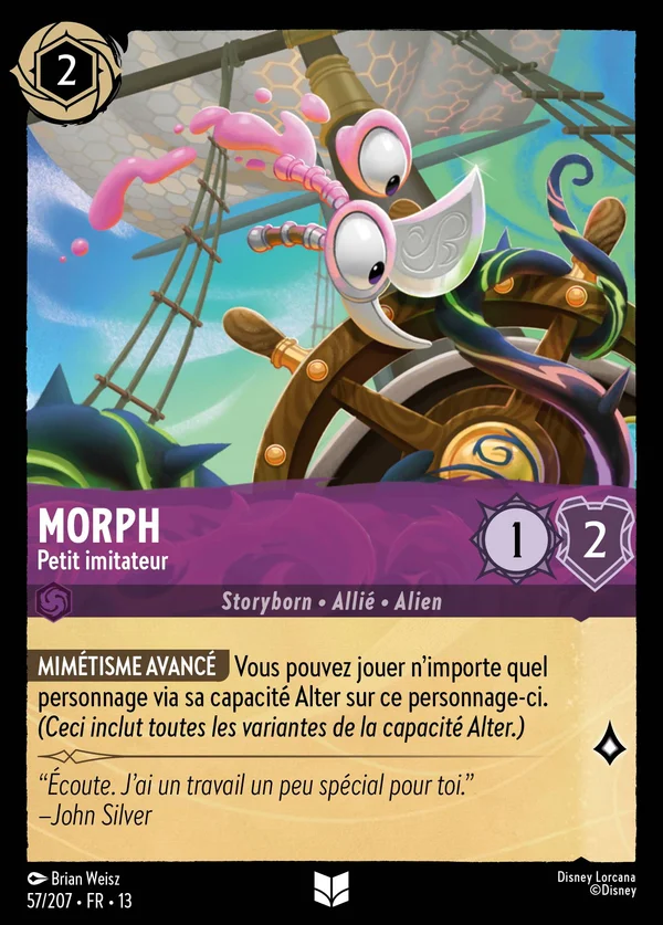 Morph - Petit imitateur — Disney Lorcana Personnage card from Attack of the Vine!
