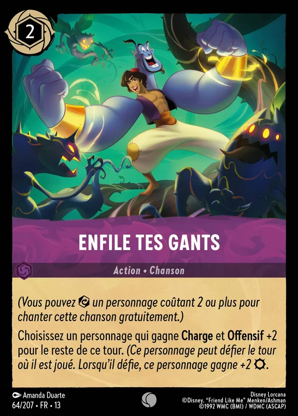 Enfile tes gants — Disney Lorcana Action card from Attack of the Vine!