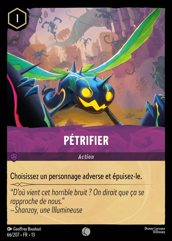 Pétrifier — Disney Lorcana Action card from Attack of the Vine!