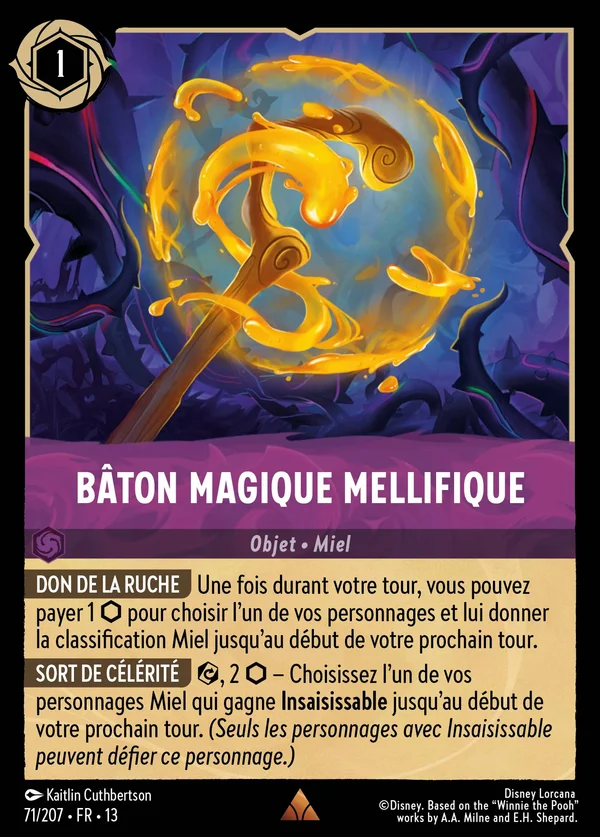 Bâton magique mellifique — Disney Lorcana Objet card from Attack of the Vine!