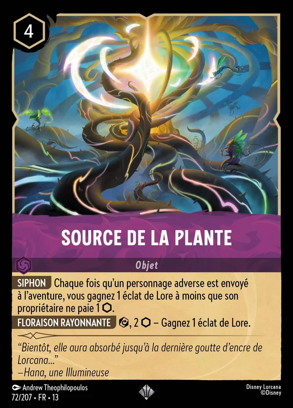 Source de la Plante — Disney Lorcana Objet card from Attack of the Vine!