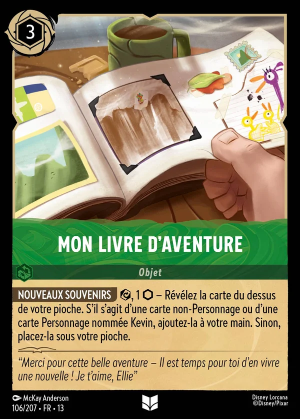 Mon livre d'aventure — Disney Lorcana Objet card from Attack of the Vine!