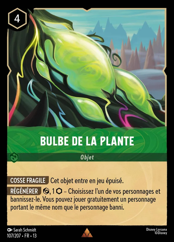 Bulbe de la plante — Disney Lorcana Objet card from Attack of the Vine!