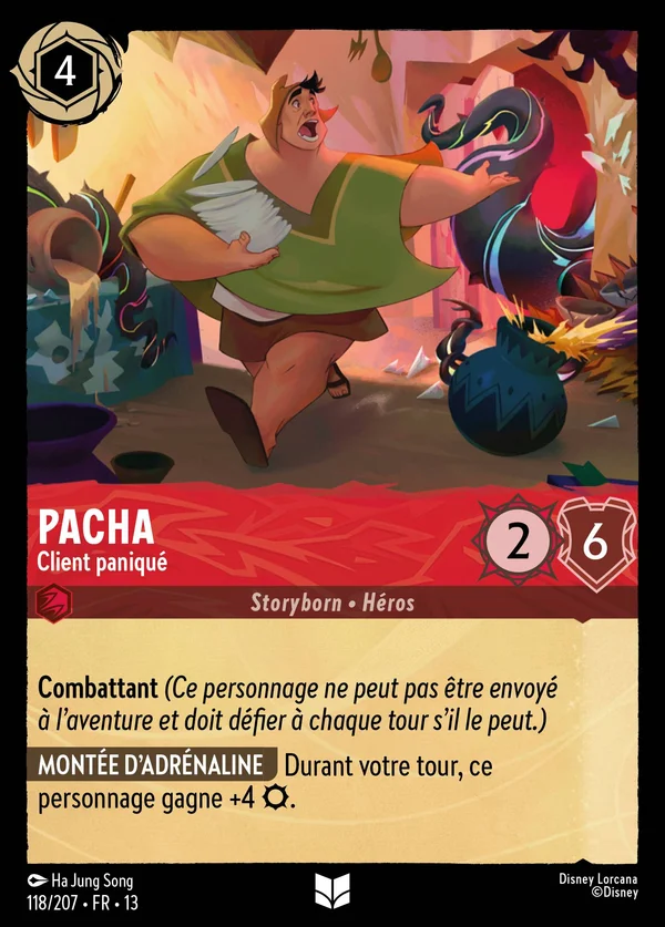 Pacha - Client paniqué — Disney Lorcana Personnage card from Attack of the Vine!