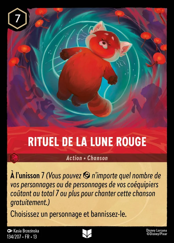 Rituel de la Lune Rouge — Disney Lorcana Action card from Attack of the Vine!