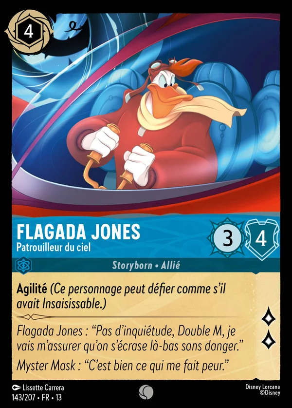 Flagada Jones - Patrouilleur du ciel — Disney Lorcana Personnage card from Attack of the Vine!