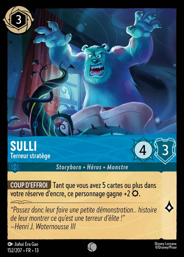 Sulli - Terreur stratège — Disney Lorcana Personnage card from Attack of the Vine!