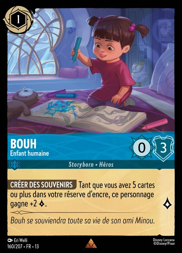 Bouh - Enfant humaine — Disney Lorcana Personnage card from Attack of the Vine!