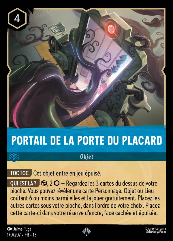 Portail de la Porte du placard — Disney Lorcana Objet card from Attack of the Vine!