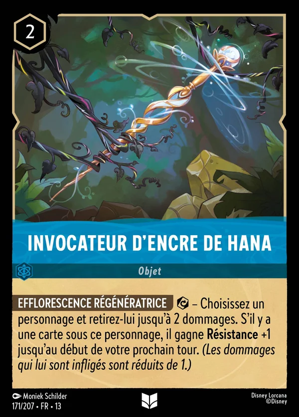 Invocateur d'encre de Hana — Disney Lorcana Objet card from Attack of the Vine!